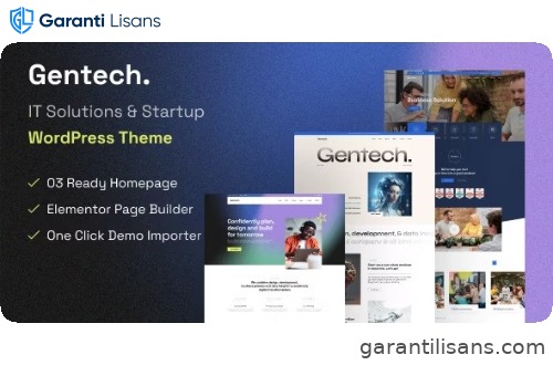 Gentech – IT Solutions & Startup WordPress Theme