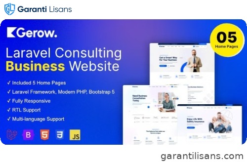 Gerow – Business Consulting Laravel Script