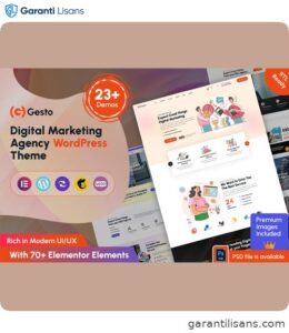 Gesto – Digital Marketing Agency WordPress Theme