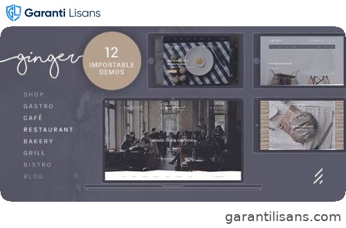 Ginger — Restaurant WordPress Theme