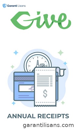 Give – Annual Receipts
