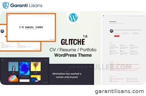 Glitche – Resume WordPress Theme