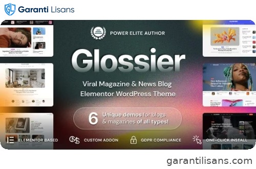 Glossier – Newspaper & Viral Magazine WordPress Theme