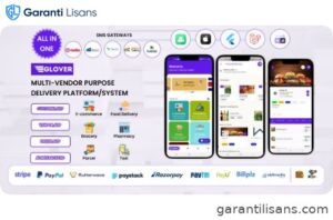 Glover – Grocery, Food, Pharmacy Courier & Service Provider + Backend + Driver & Vendor app