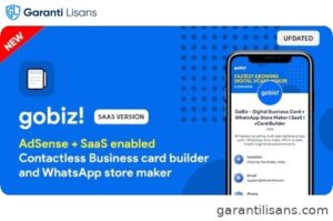 GoBiz – Digital Business Card + WhatsApp Store Maker | SaaS | vCard Builder