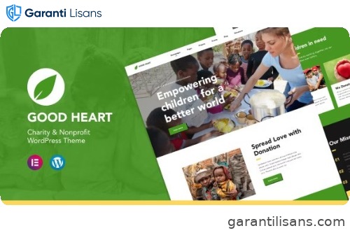 GoodHeart – Charity & Nonprofit Elementor WordPress Theme