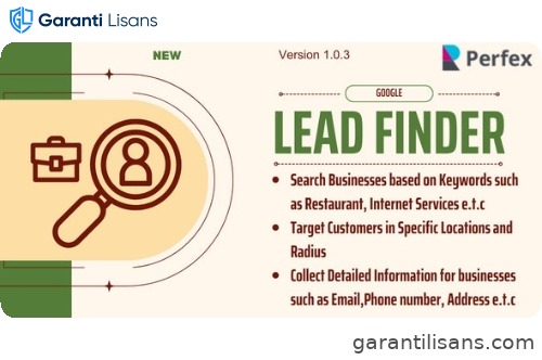 Google Lead Finder module for Perfex CRM