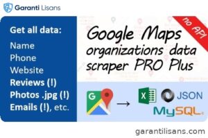 Google Maps Data Scraper PRO plus