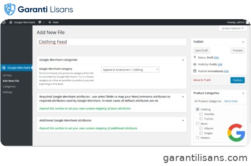 Google Merchant Center XML WooCommerce