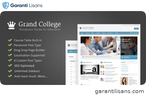 Grand College – WordPress Theme For Education