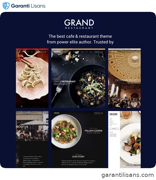 Grand Restaurant Cafe WordPress Theme