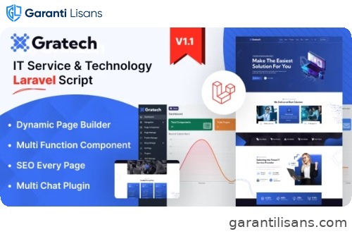 Gratech – IT Service And Technology With Component Page Builder