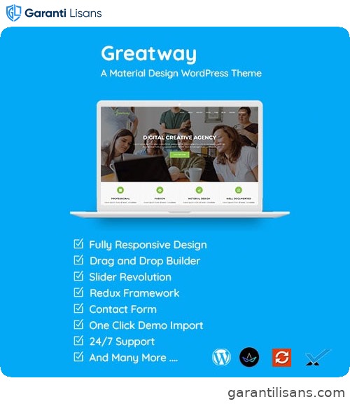 Greatway – Material Design WordPress Theme