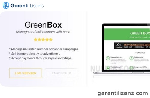 Green Box – Standalone Script – Manage and Sell Banners