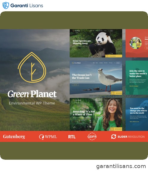 Ecology & Environment WordPress Theme – Green Planet
