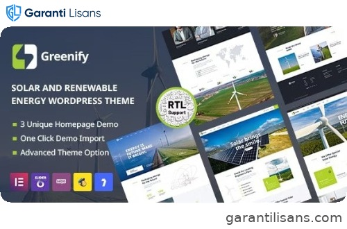 Greenify | Solar & Renewable Energy WordPress Theme