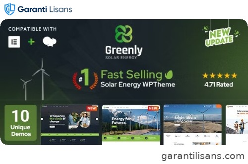 Greenly – Ecology & Solar Energy WordPress Theme