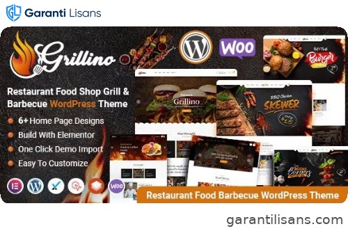 Grillino – Grill, Bar & Restaurant Shop WordPress Theme