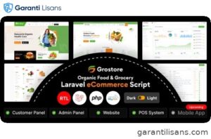GroStore – Food & Grocery Laravel eCommerce with Admin Dashboard