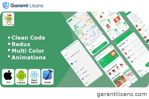 Grocery App – Grocery Delivery App React Native iOS/Android App Template