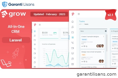 Grow CRM – Laravel Project Management