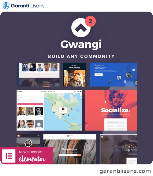 Gwangi – PRO Multi-Purpose Membership, Social Network & BuddyPress Community Theme