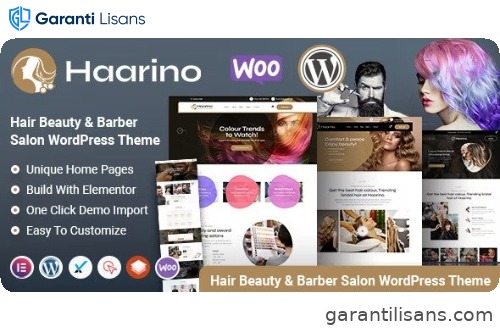 Haarino – Hair Beauty & Makeup Salon WordPress Theme