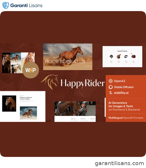 Happy Rider – Horse School & Equestrian Center WordPress Theme