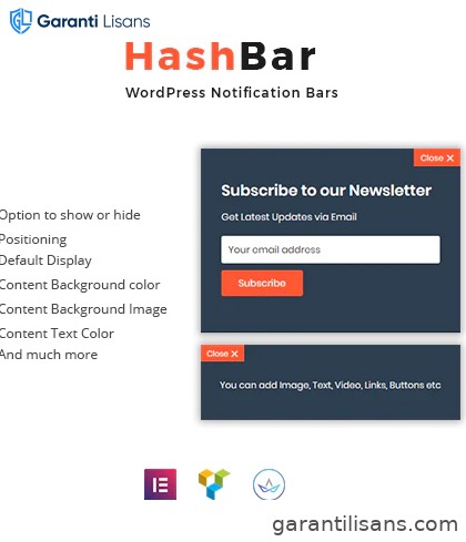 HashBar Pro – WordPress Notification Bar