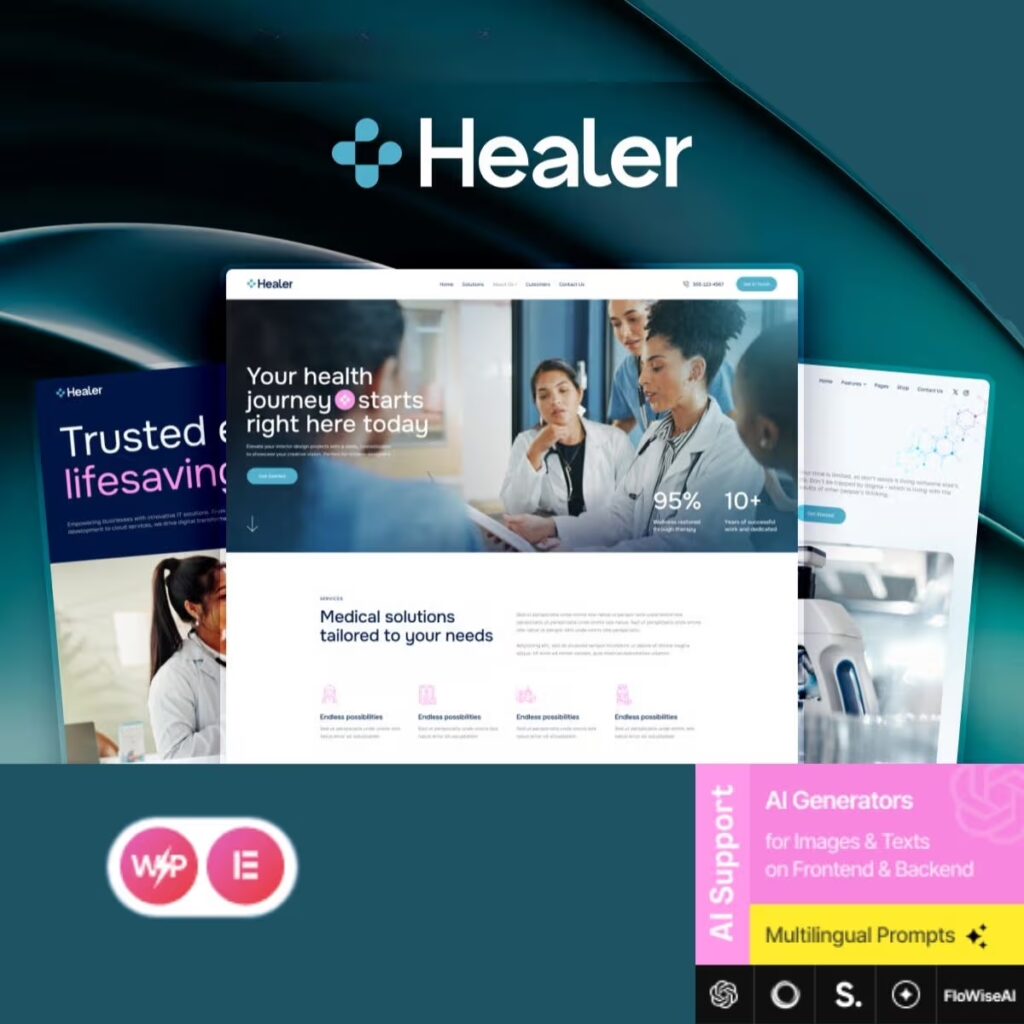 Healer – Doctor, Clinic & Medical WordPress Theme
