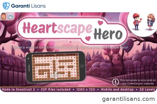 Heartscape Hero – HTML5 Maze game