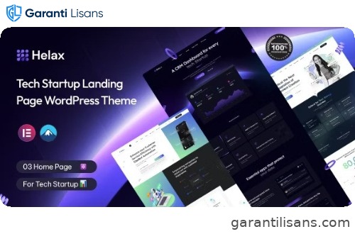 Helax – Tech Startup WordPress Theme