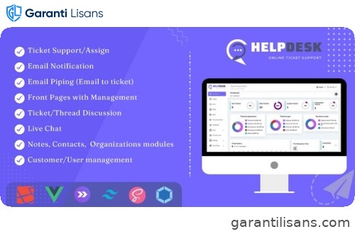 HelpDesk – Online Ticketing System with Website – ticket support and management