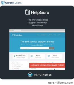 HelpGuru – A Self-Service Knowledge Base WordPress Theme