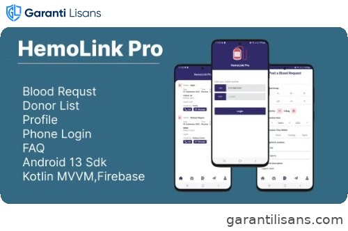 HemoLink – Nearest Bloodbank,, Blood Donor With Firebase