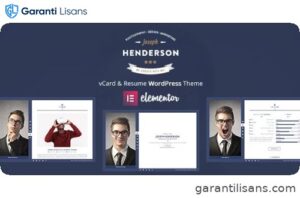 Henderson – vCard & Resume WordPress Theme