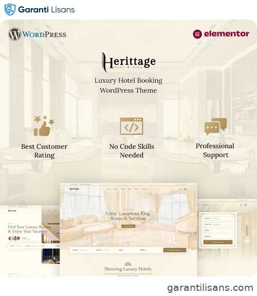Herittage – Hotel Booking WordPress Theme