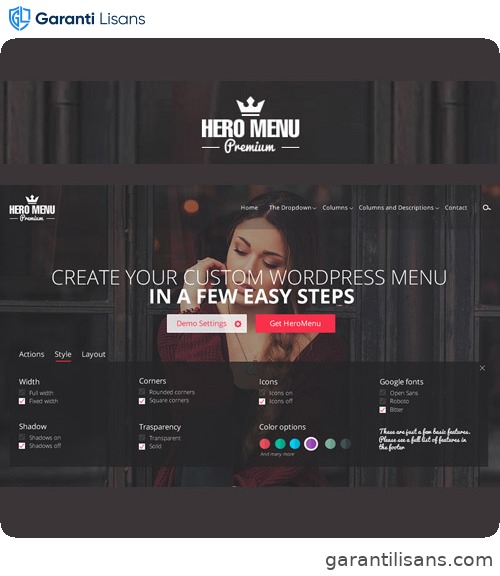 Hero Menu – Responsive WordPress Mega Menu Plugin