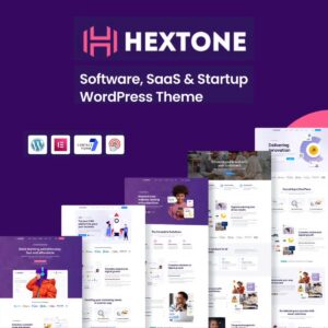 HexTone – Software, SaaS & Startup WordPress Theme