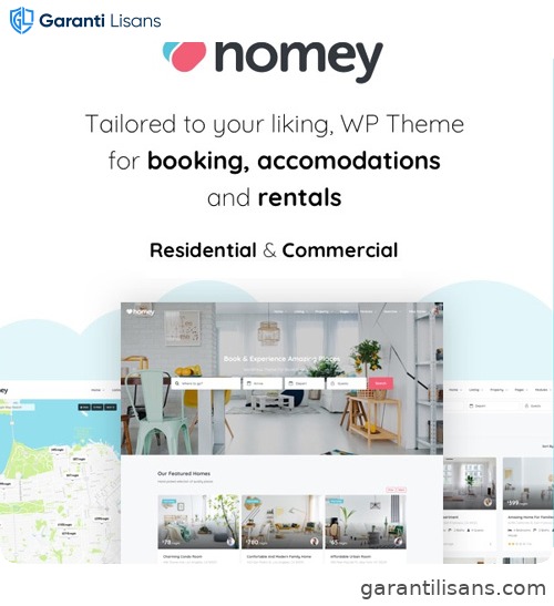 Homey – Booking and Rentals WordPress Theme