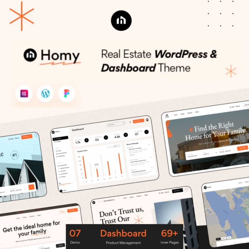 Homy – Real Estate WordPress Theme