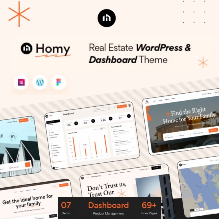 Homy – Real Estate WordPress Theme