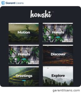 Honshi – WordPress Simple Portfolio Theme