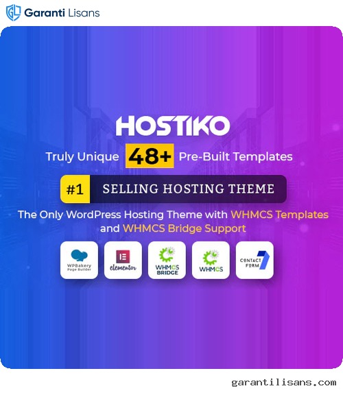 Hostiko WordPress WHMCS Hosting Theme