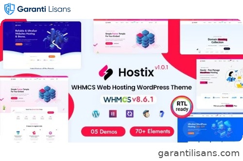 Hostix – Hosting WHMCS WordPress Theme