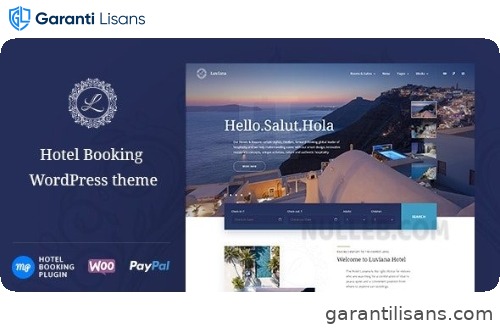 Hotel Booking WordPress Theme – Luviana