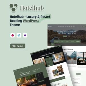 Hotelhub – Hotel Booking WordPress Theme