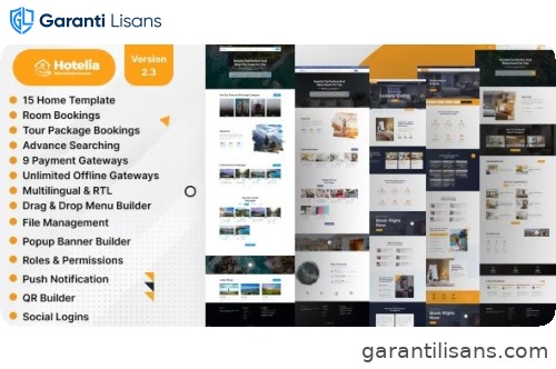 Hotelia – Hotel Booking / Resort Booking Management Website