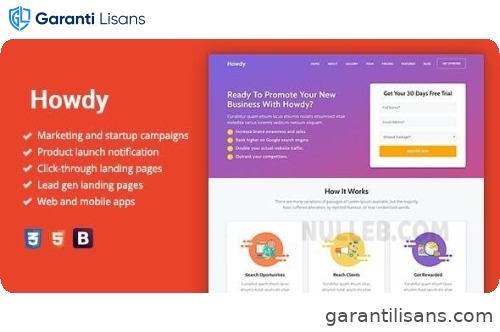 Howdy – Multipurpose High-Converting Landing Page WordPress Theme