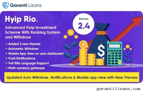 Hyip Rio – Advanced Hyip Investment Scheme With Ranking System and Automatic Withdraw